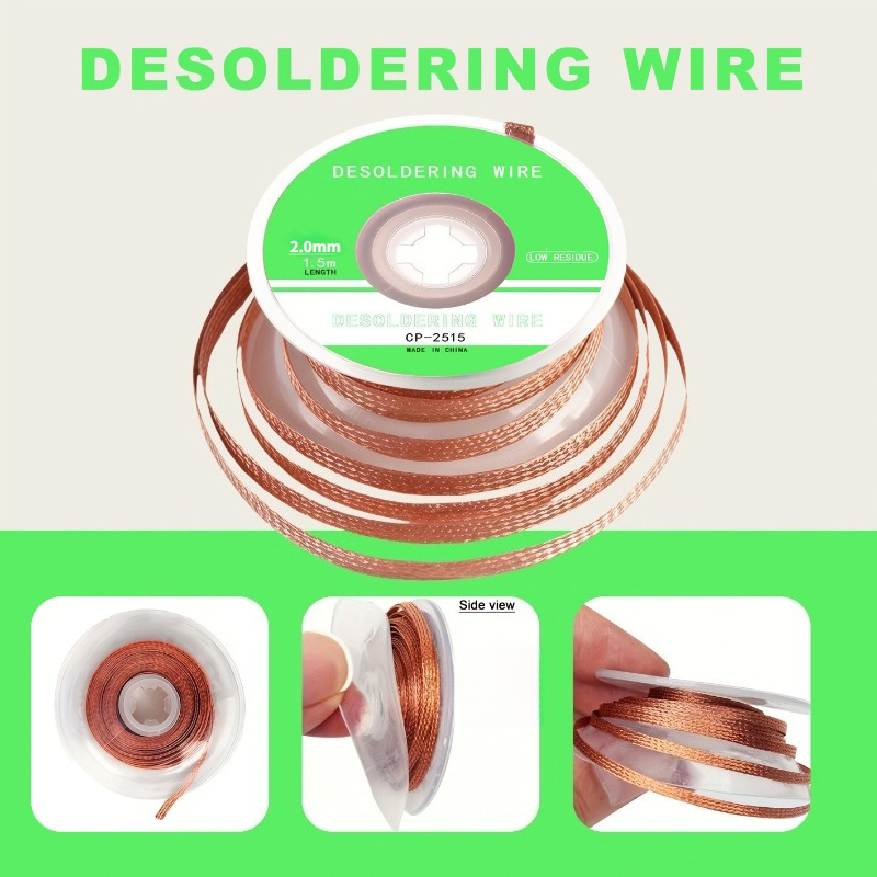 شريط نحاسي لإزالة اللحام بدون  - مراجعة Copper Wire Roll وسعره